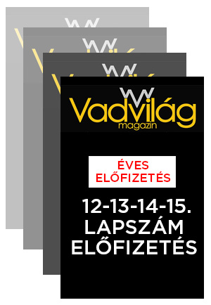 Éves előfizetés - Vadvilág Magazin 12-13-14-15. lapszám